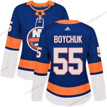 Adidas Naisten New York Islanders #55 Johnny Boychuk Royal Sininen Kotiottelupaita Aito Ommeltu NHL Paita