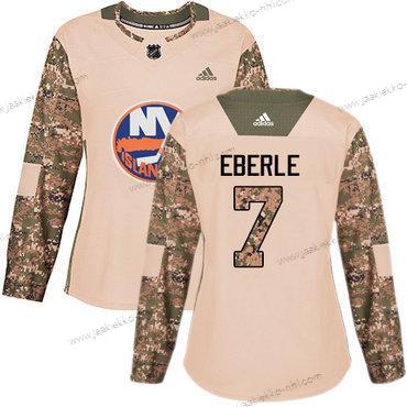 Adidas Naisten New York Islanders #7 Jordan Eberle Maastokuvio Aito 2017 Veterans Day Ommeltu NHL Paita