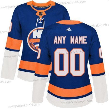 Adidas Naisten New York Islanders Mukautettu Aito Royal Sininen Kotiottelupaita NHL Paita