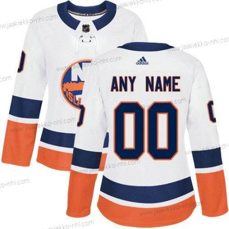 Adidas Naisten New York Islanders Mukautettu NHL Aito Valkoinen Paita