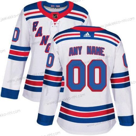 Adidas Naisten New York Rangers Mukautettu NHL Aito Valkoinen Paita