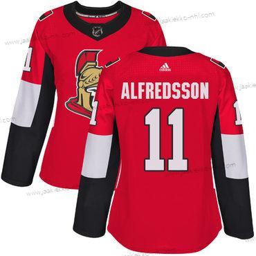 Adidas Naisten Ottawa Senators #11 Daniel Alfredsson Punainen Kotiottelupaita Aito Ommeltu NHL Paita