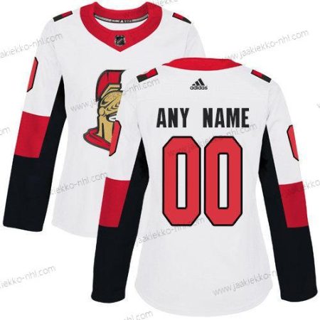 Adidas Naisten Ottawa Senators Mukautettu NHL Aito Valkoinen Paita