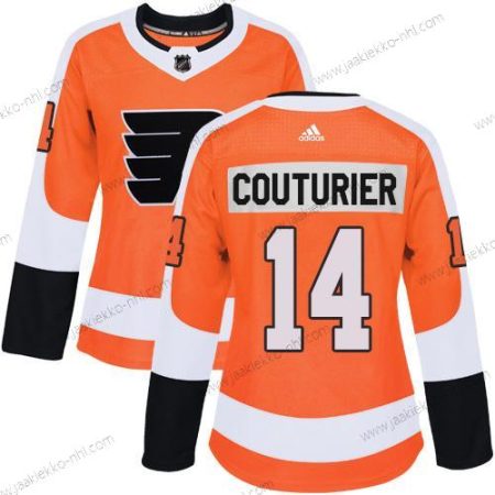 Adidas Naisten Philadelphia Flyers #14 Sean Couturier Oranssi Kotiottelupaita Aito Ommeltu NHL Paita