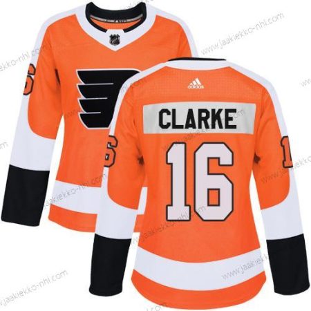 Adidas Naisten Philadelphia Flyers #16 Bobby Clarke Oranssi Kotiottelupaita Aito Ommeltu NHL Paita