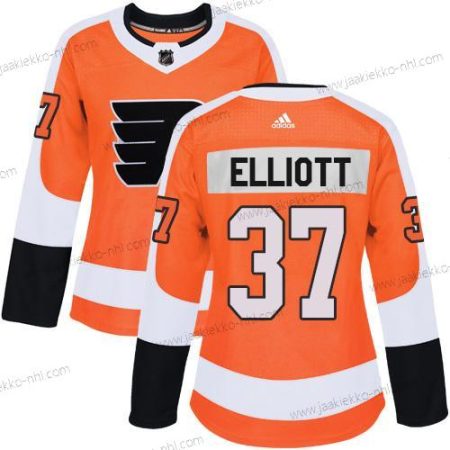 Adidas Naisten Philadelphia Flyers #37 Brian Elliott Oranssi Kotiottelupaita Aito Ommeltu NHL Paita