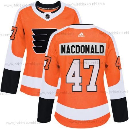 Adidas Naisten Philadelphia Flyers #47 Andrew Macdonald Oranssi Kotiottelupaita Aito Ommeltu NHL Paita