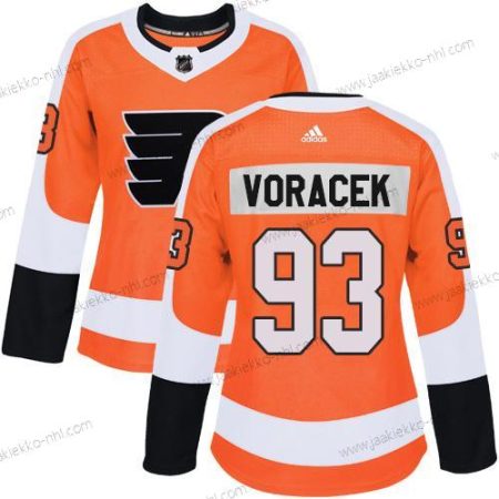 Adidas Naisten Philadelphia Flyers #93 Jakub Voracek Oranssi Kotiottelupaita Aito Ommeltu NHL Paita