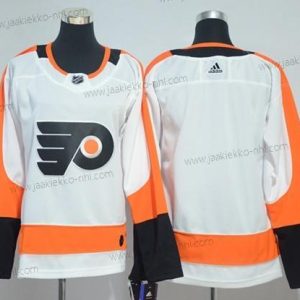 Adidas Naisten Philadelphia Flyers Tyhjä Valkoinen Road Aito Ommeltu NHL Paita