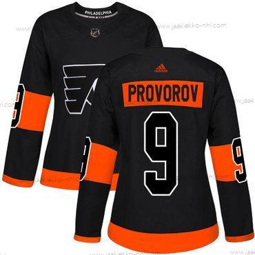 Adidas Naisten Philadelphia Flyers#9 Aito Ivan Provorov Musta NHL Vaihtopaita Paita