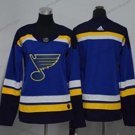 Adidas Naisten St. Louis Blues Tyhjä Sininen Kotiottelupaita Aito Ommeltu NHL Paita