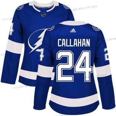 Adidas Naisten Tampa Bay Lightning #24 Ryan Callahan Sininen Kotiottelupaita Aito Ommeltu NHL Paita