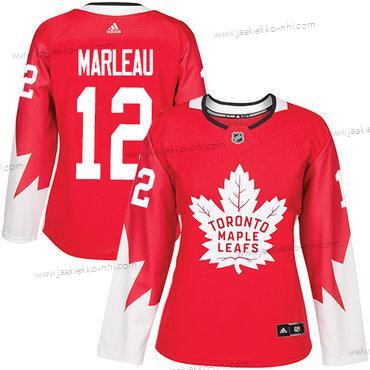 Adidas Naisten Toronto Maple Leafs #12 Patrick Marleau Punainen Kanadan maajoukkue Aito Ommeltu NHL Paita