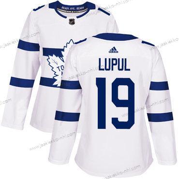 Adidas Naisten Toronto Maple Leafs #19 Joffrey Lupul Valkoinen Aito 2018 Stadium Series Ommeltu NHL Paita