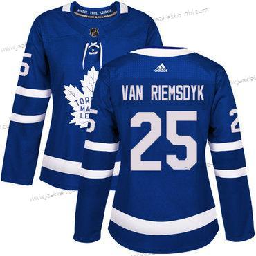 Adidas Naisten Toronto Maple Leafs #25 James Van Riemsdyk Sininen Kotiottelupaita Aito Ommeltu NHL Paita