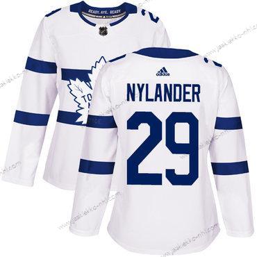 Adidas Naisten Toronto Maple Leafs #29 William Nylander Valkoinen Aito 2018 Stadium Series Ommeltu NHL Paita