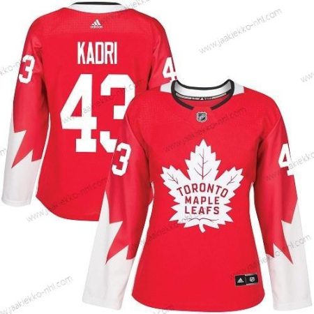 Adidas Naisten Toronto Maple Leafs #43 Nazem Kadri Punainen Kanadan maajoukkue Aito Ommeltu NHL Paita