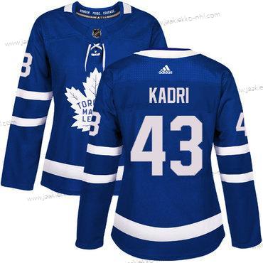 Adidas Naisten Toronto Maple Leafs #43 Nazem Kadri Sininen Kotiottelupaita Aito Ommeltu NHL Paita