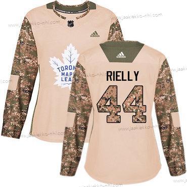 Adidas Naisten Toronto Maple Leafs #44 Morgan Rielly Maastokuvio Aito 2017 Veterans Day Ommeltu NHL Paita