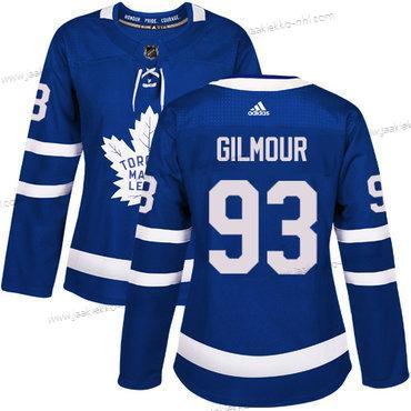 Adidas Naisten Toronto Maple Leafs #93 Doug Gilmour Sininen Kotiottelupaita Aito Ommeltu NHL Paita