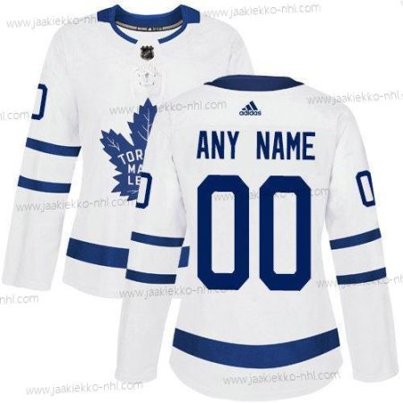 Adidas Naisten Toronto Maple Leafs Mukautettu Valkoinen Kolmas paita Aito Paita