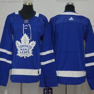 Adidas Naisten Toronto Maple Leafs Tyhjä Sininen Kotiottelupaita Aito Ommeltu NHL Paita