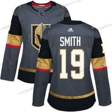 Adidas Naisten Vegas Golden Knights #19 Reilly Smith Harmaa Kotiottelupaita Aito Ommeltu NHL Paita