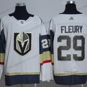 Adidas Naisten Vegas Golden Knights #29 Marc-Andre Fleury Valkoinen Road Aito Ommeltu NHL Paita