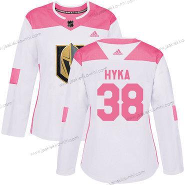 Adidas Naisten Vegas Golden Knights #38 Tomas Hyka Valkoinen Pinkki Aito Ommeltu NHL Paita