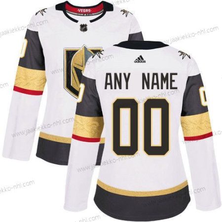 Adidas Naisten Vegas Golden Knights Mukautettu NHL Aito Valkoinen Paita