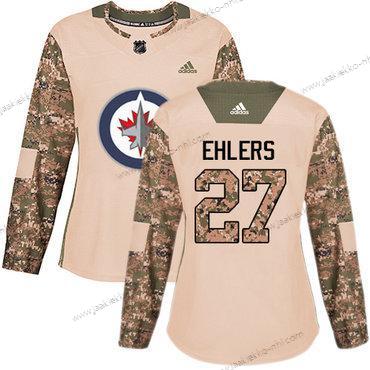 Adidas Naisten Winnipeg Jets #27 Nikolaj Ehlers Maastokuvio Aito 2017 Veterans Day Ommeltu NHL Paita