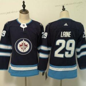 Adidas Naisten Winnipeg Jets #29 Patrik Laine Laivastonsininen Paita