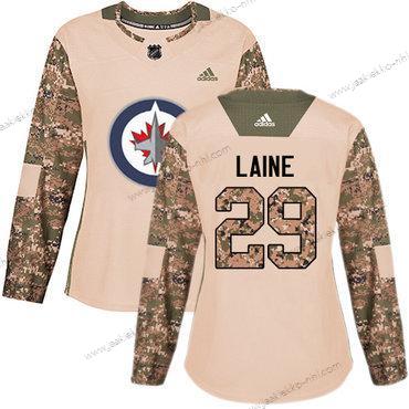 Adidas Naisten Winnipeg Jets #29 Patrik Laine Maastokuvio Aito 2017 Veterans Day Ommeltu NHL Paita