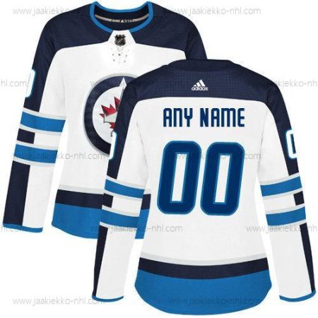 Adidas Naisten Winnipeg Jets Mukautettu NHL Aito Valkoinen Paita