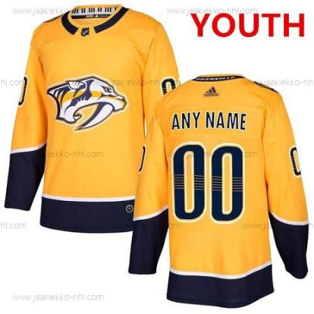 Adidas Nashville Predators Mukautettu Aito Kulta Kotiottelupaita NHL Paita