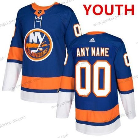 Adidas New York Islanders Mukautettu Aito Royal Sininen Kotiottelupaita NHL Paita