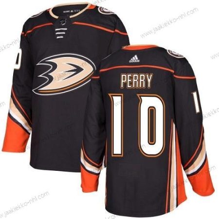 Adidas Nuoret Anaheim Ducks #10 Corey Perry Musta Kotiottelupaita Aito Ommeltu NHL Paita