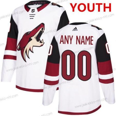 Adidas Nuoret Arizona Coyotes Mukautettu Valkoinen Aito NHL Paita