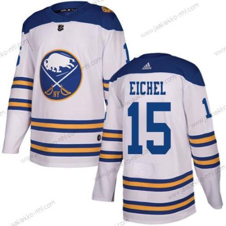 Adidas Nuoret Buffalo Sabres #15 Jack Eichel Valkoinen Aito 2018 Talvi Klassinen Ommeltu NHL Paita