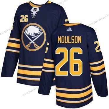 Adidas Nuoret Buffalo Sabres #26 Matt Moulson Laivastonsininen Sininen Kotiottelupaita Aito Ommeltu NHL Paita