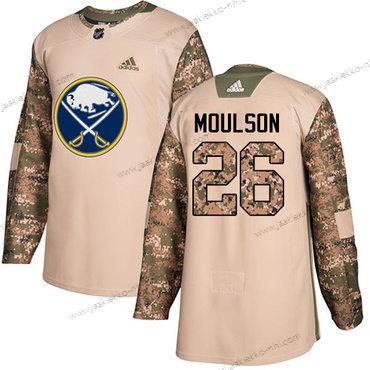 Adidas Nuoret Buffalo Sabres #26 Matt Moulson Maastokuvio Aito 2017 Veterans Day Ommeltu NHL Paita