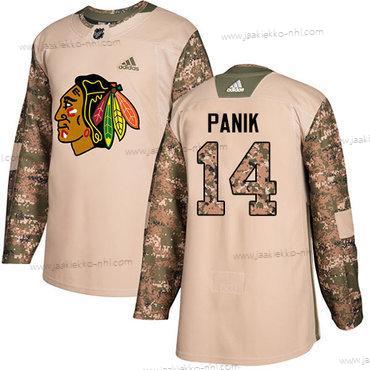 Adidas Nuoret Chicago Blackhawks #14 Richard Panik Maastokuvio Aito 2017 Veterans Day Ommeltu NHL Paita