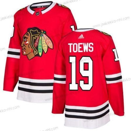 Adidas Nuoret Chicago Blackhawks #19 Jonathan Toews Punainen Kotiottelupaita Aito Ommeltu NHL Paita