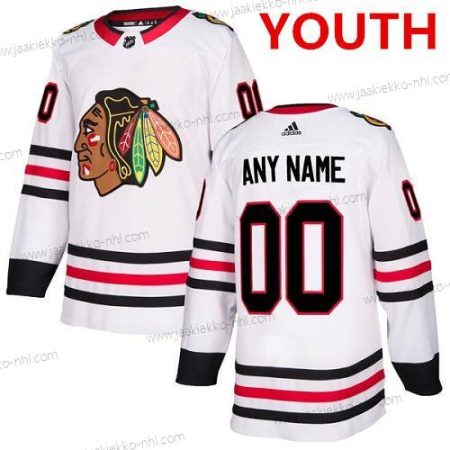 Adidas Nuoret Chicago Blackhawks Mukautettu NHL Aito Valkoinen Paita