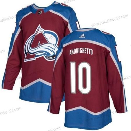 Adidas Nuoret Colorado Avalanche #10 Sven Andrighetto Kotiottelupaita Punainen Aito Ommeltu NHL Paita