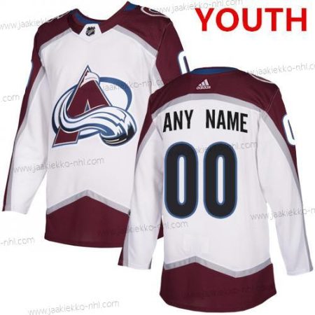 Adidas Nuoret Colorado Avalanche Mukautettu NHL Aito Valkoinen Paita