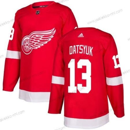 Adidas Nuoret Detroit Red Wings #13 Pavel Datsyuk Punainen Kotiottelupaita Aito Ommeltu NHL Paita