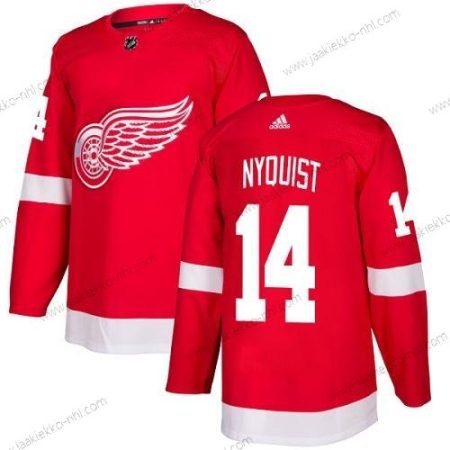 Adidas Nuoret Detroit Red Wings #14 Gustav Nyquist Punainen Kotiottelupaita Aito Ommeltu NHL Paita