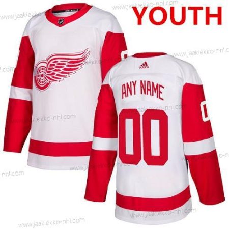 Adidas Nuoret Detroit Red Wings Mukautettu NHL Aito Valkoinen Paita