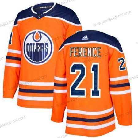 Adidas Nuoret Edmonton Oilers #21 Andrew Ference Oranssi Kotiottelupaita Aito Ommeltu NHL Paita